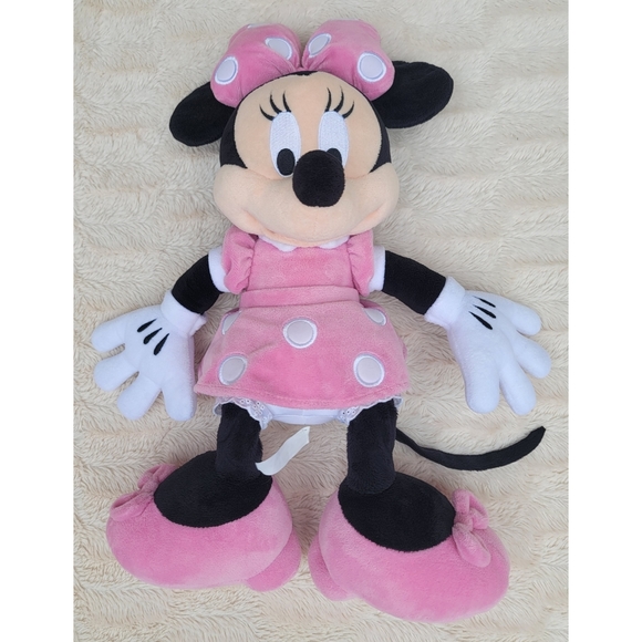 Disney Minnie Mouse in Pink Dress Plush Doll - Picture 2 of 16
